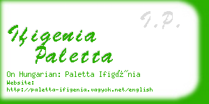 ifigenia paletta business card